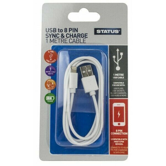 STATUS 1m iPhone Lightning Charging Cable