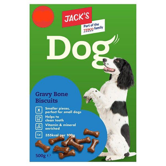 Jack's Dog Gravy Bone Biscuits (500g)