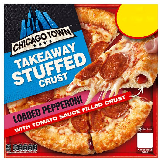 Chicago Town Loaded Pepperoni Pizza (480g)