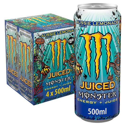 Monster Aussie Lemonade 4pk