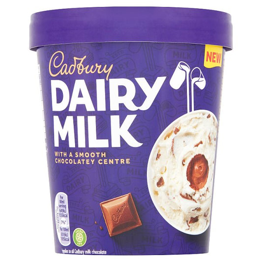 Dairy Milk Ice Cream Tub (480ml)