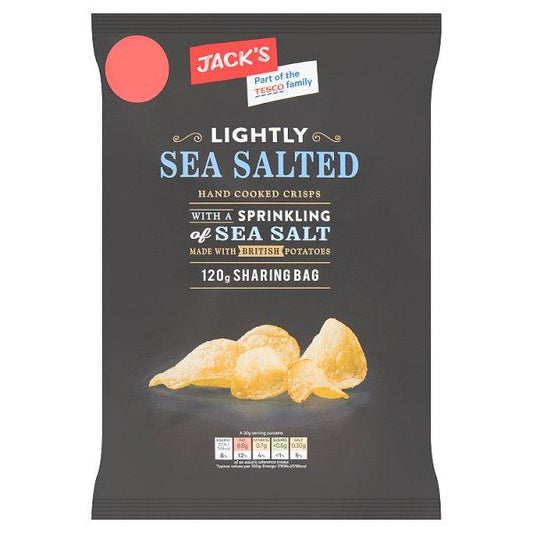 Jack's Sea Salted Hand Cooked Crisps (120g)