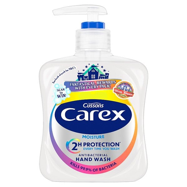 Carex Moisture Antibacterial Hand Wash (250ml)