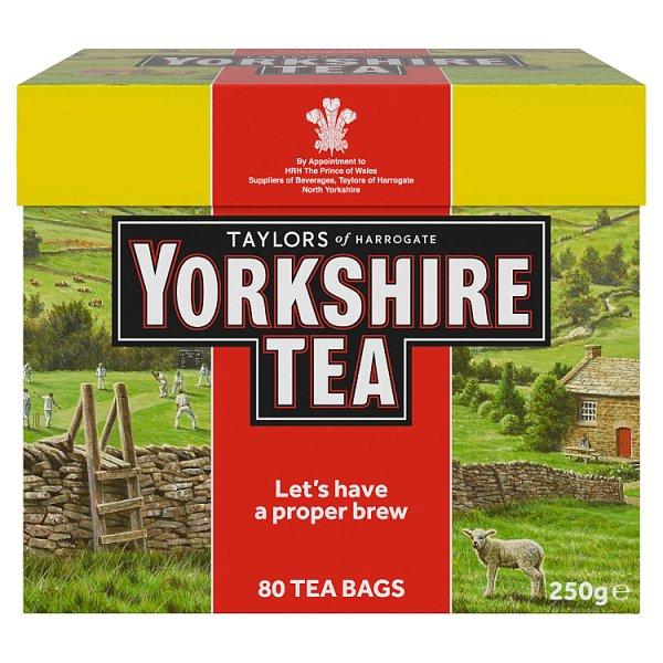 Yorkshire Tea 80 Tea Bags (250g)