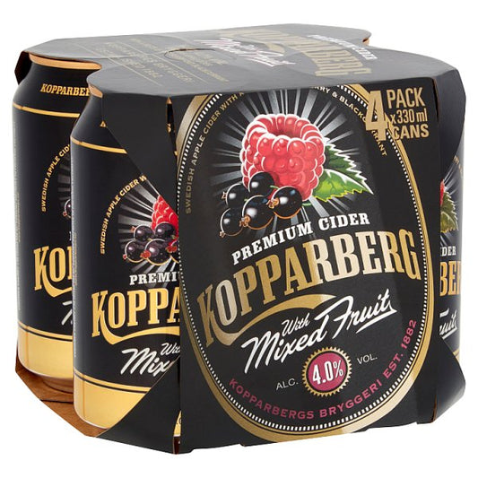 Kopparberg Mixed Fruit 4pk Cans (330ml)