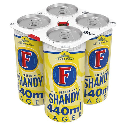 Foster's Shandy 4pk Cans (440ml)