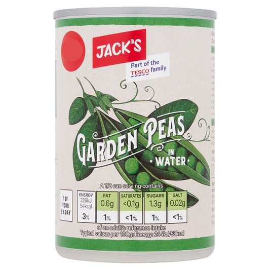 Jack's Garden Peas in Water (300g)