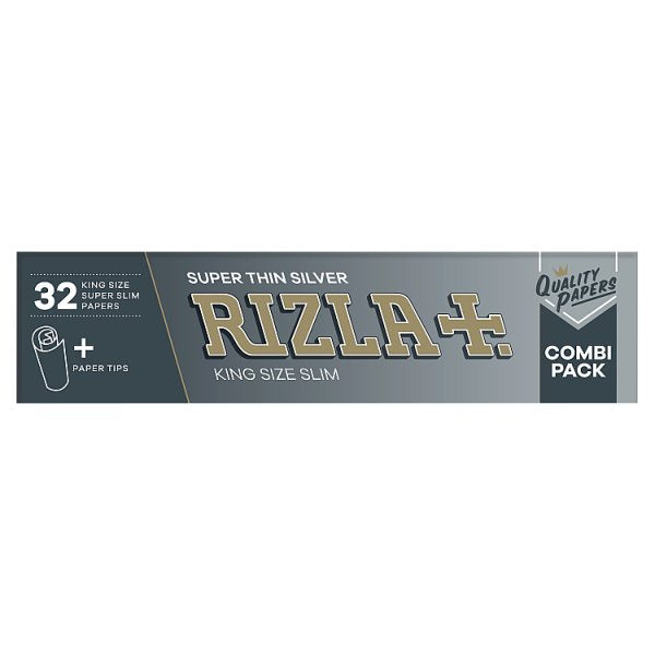 Rizla Silver W/Tips Combi Pack (King Size)