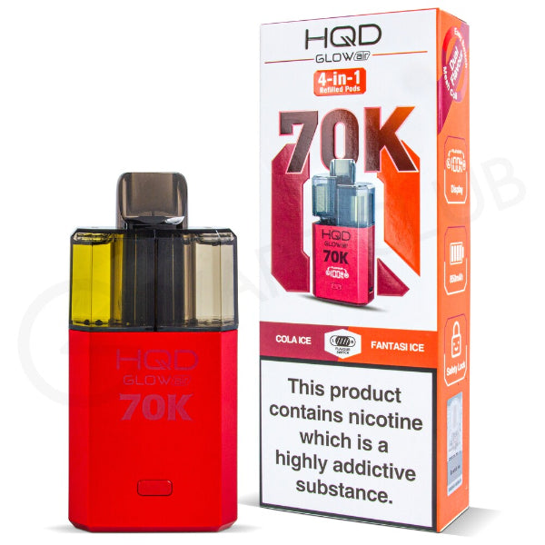 HQD Glow Air 70K - Cola/Fantasi Ice (Kit)